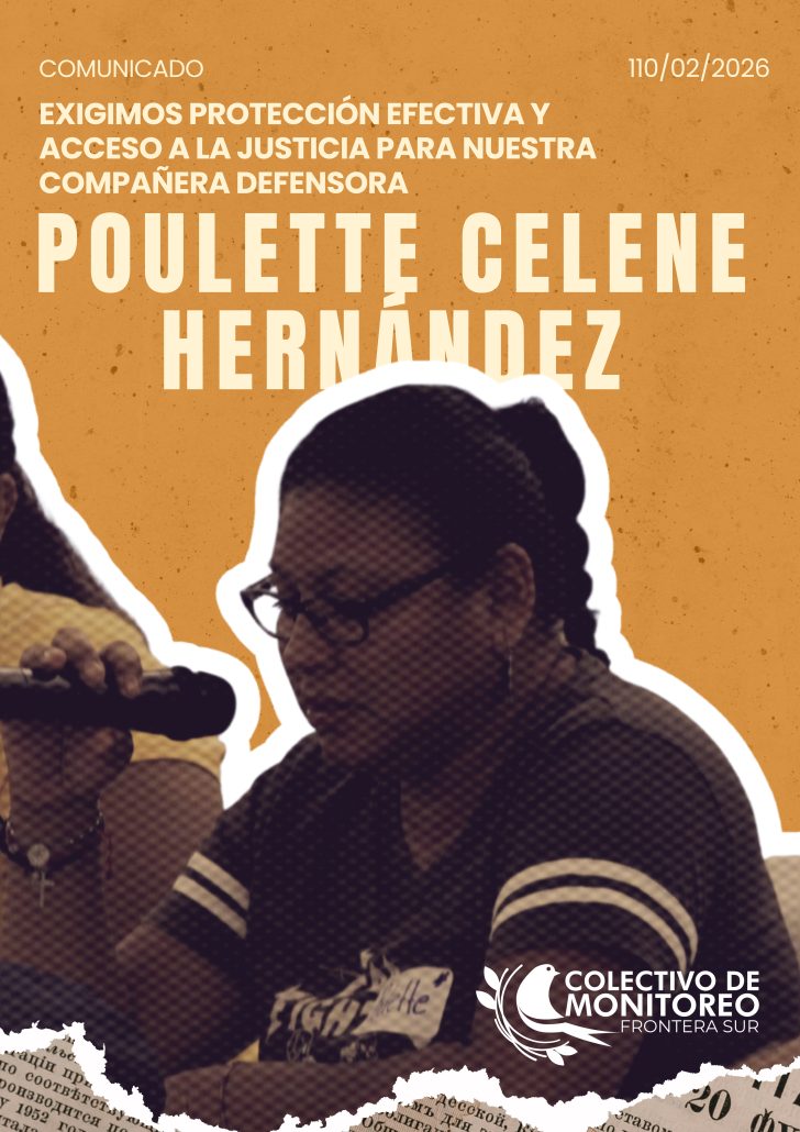 Exigimos protección efectiva  y acceso a la justicia para nuestra compañera defensora Poulette Celene Hernández