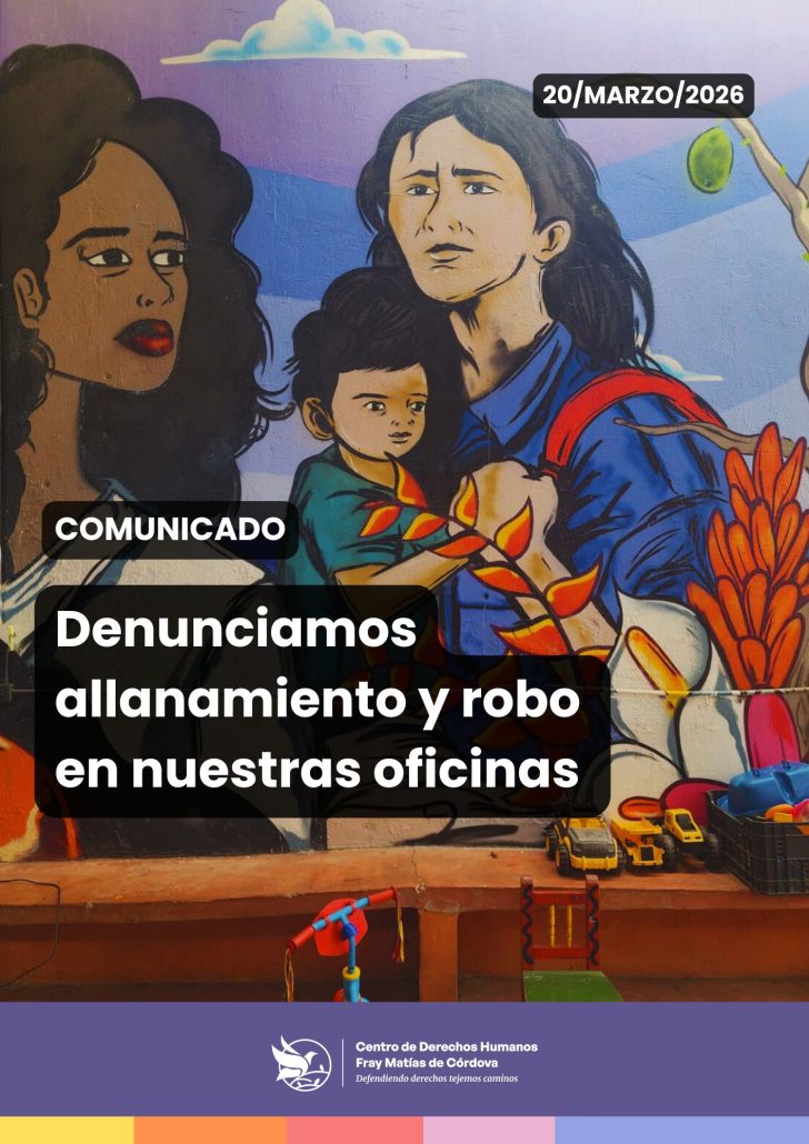 Denunciamos allanamiento y robo en nuestras oficinas